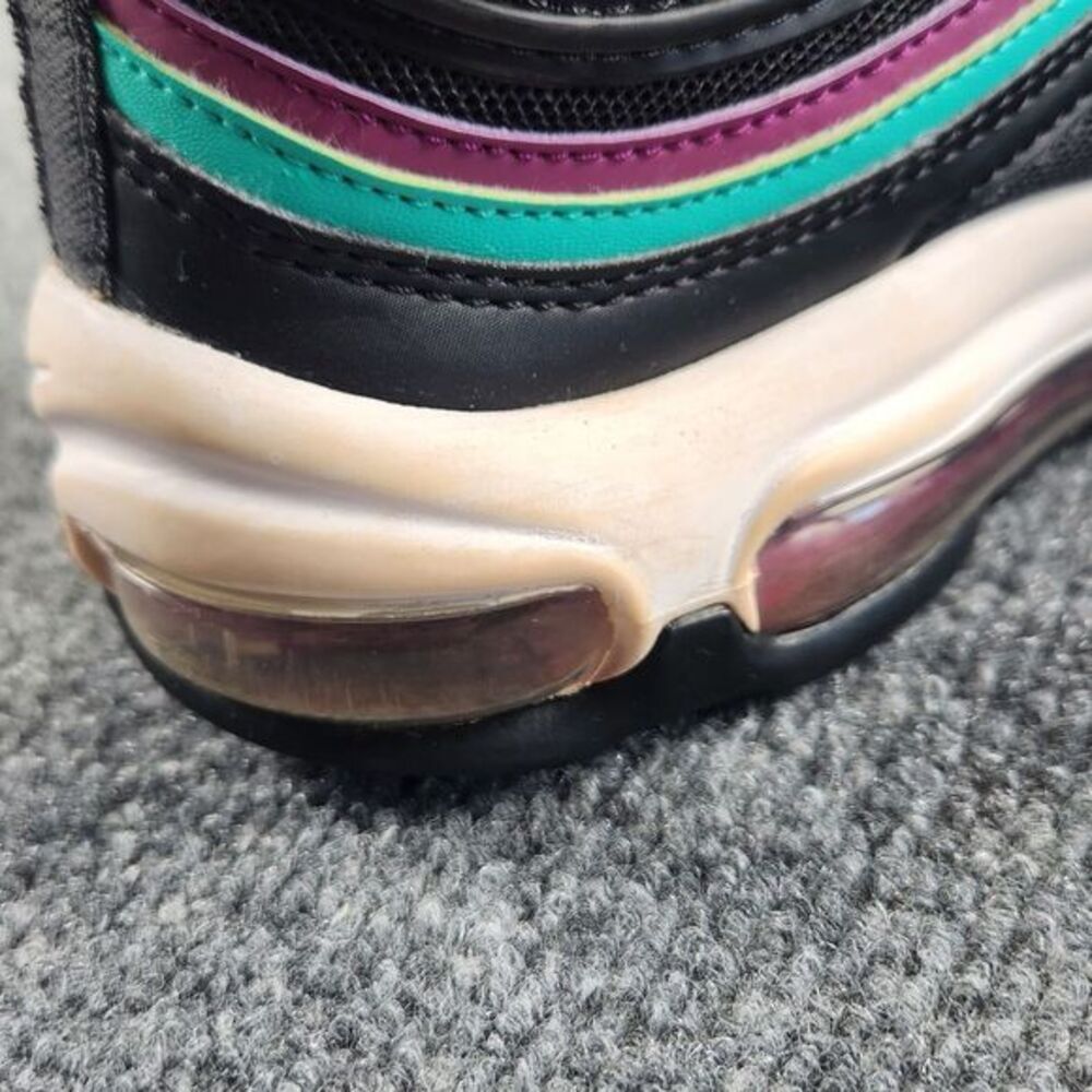 Nike Air Max 97 Black Grape W‎ Size 8 Purple Aqua READ - Picture 9 of 10